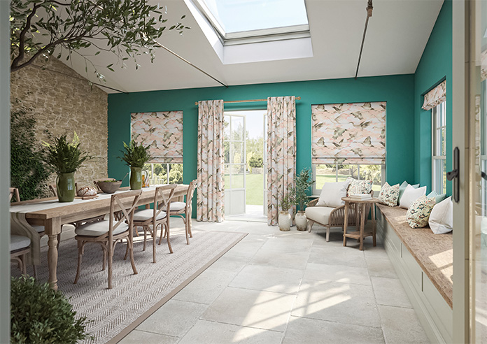 Flyway, Blush - Roman Blind - Image 6